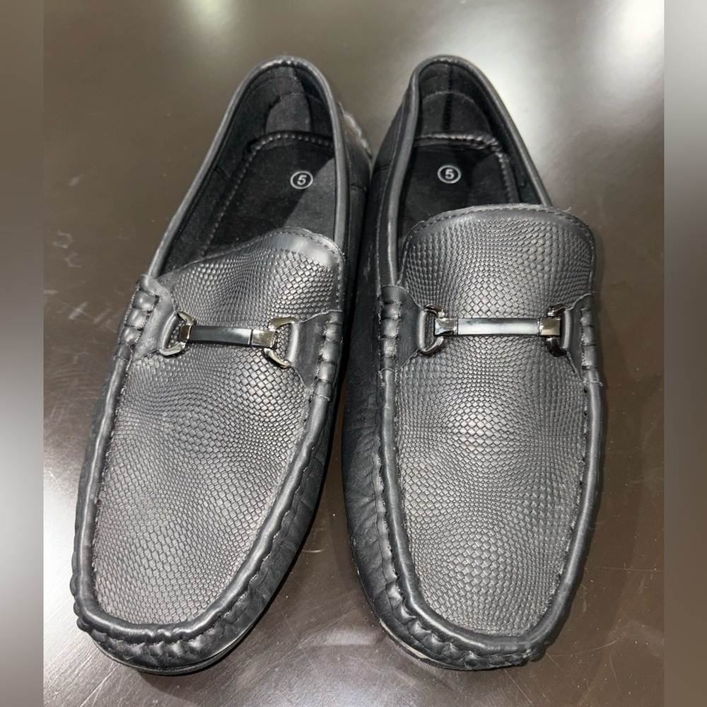 Boys Dress Shoe Loafer Casual Slip-On Flats
